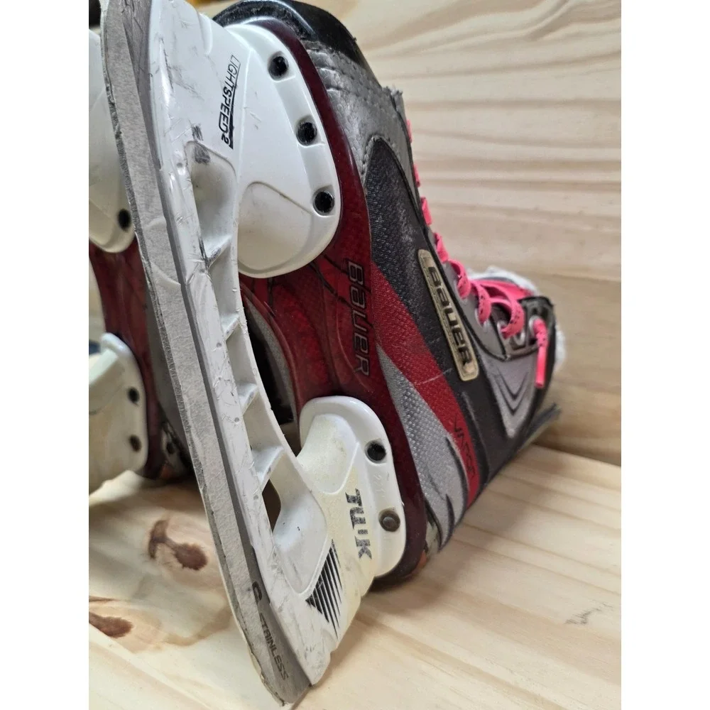 Bauer Vapor X3.0 Ice Hockey Skates Light Speed Youth Size 3.5 - Used‎
